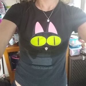 Vintage Homegirl Brand T-shirt w/🐈 from Hot Topic